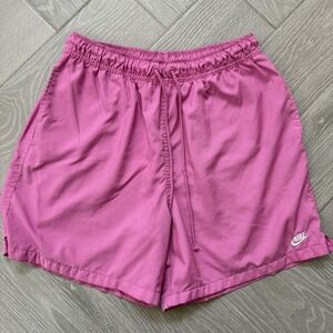 Nike Athletic Shorts Mens L Pink Woven Flow Lined Standard Fit Sport